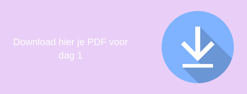 Download hier je PDF voor dag 1