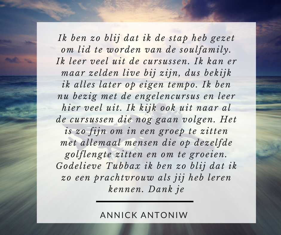 recensie Annick Antoniw GTOA recensie Annick Antoniw GTOA